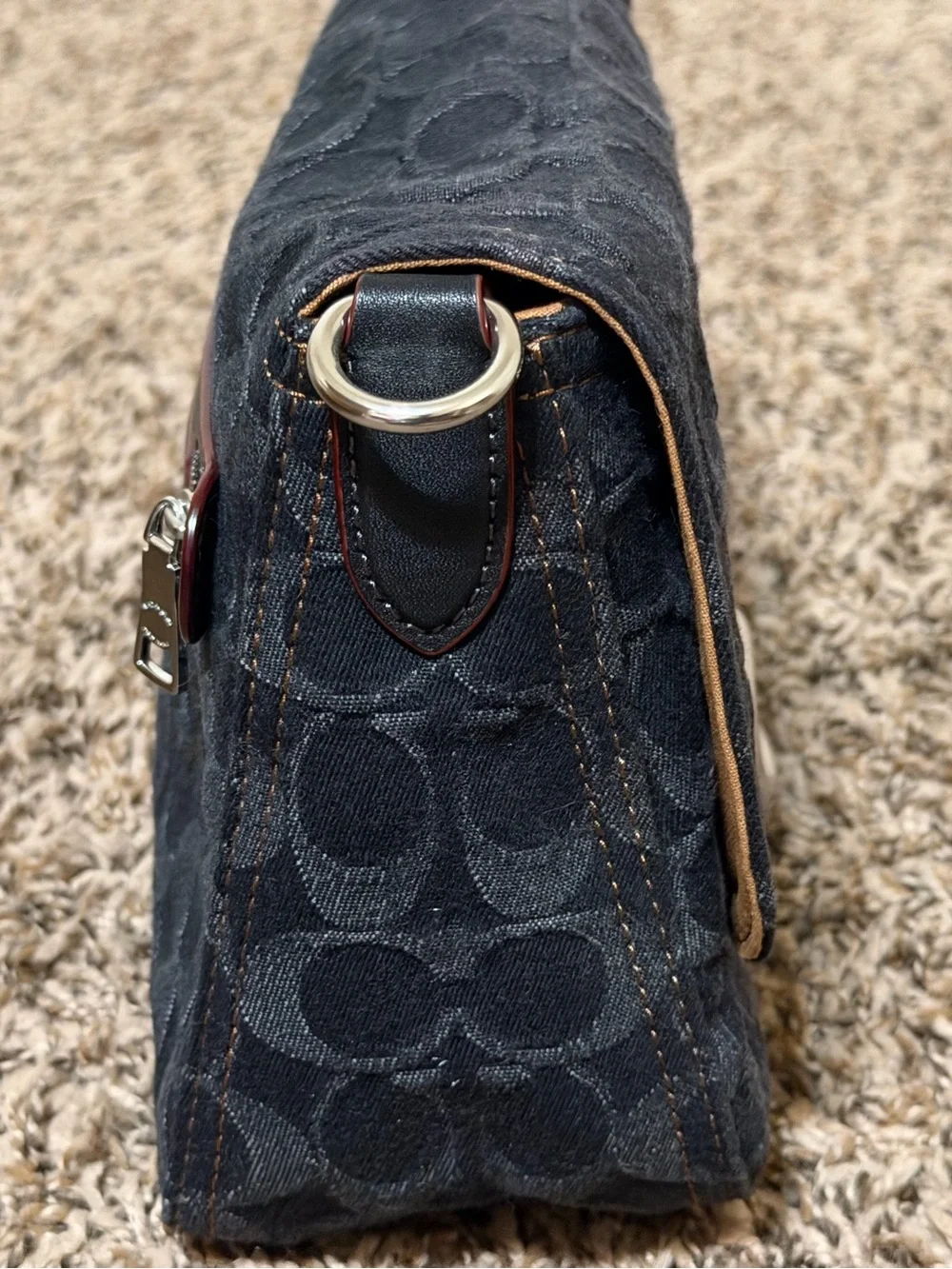 Coach Coach Soft Tabby Shoulder Bag Denim